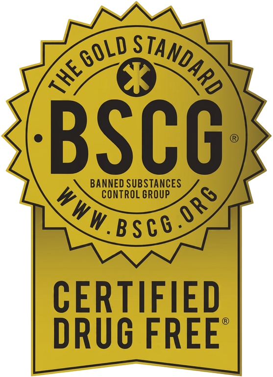 BSCG Certified Drug Free BSCG Certified Drug Free